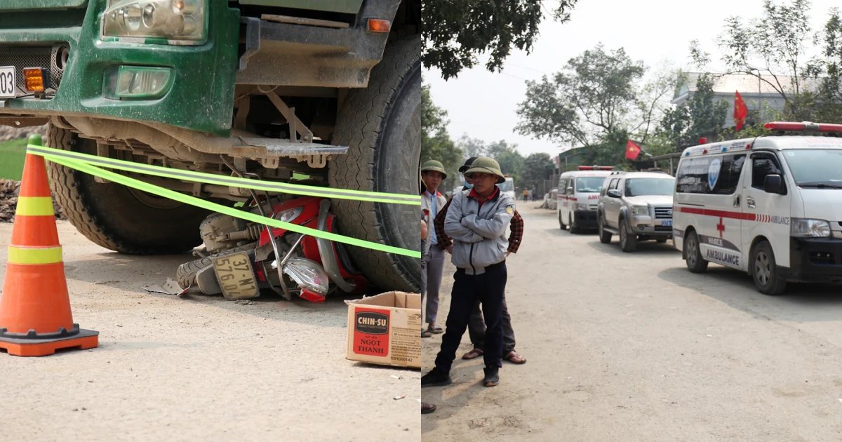 Lời kể nhân chứng vụ xe tải cán 3 mẹ con t ử v ong trên đường đến