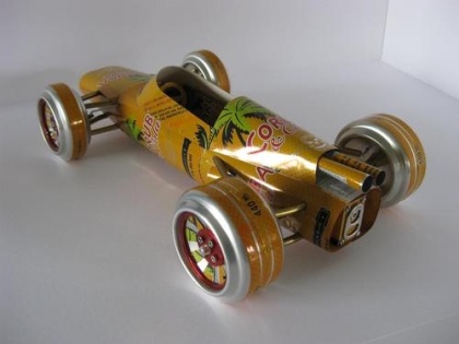 Chế tạo xe đồ chơi từ lon bia và que kem  VnExpress Số hóa