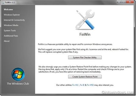 2 công cụ miễn phí khắc phục lỗi thường gặp trong Windows 7 - Hình 2