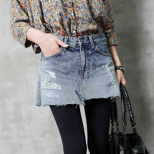 Váy jeans cá tính - Hình 9