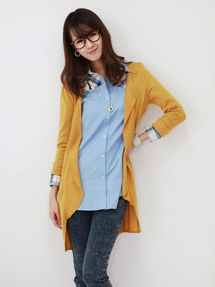 Đáng yêu với áo thụng style Hàn Quốc - Hình 3