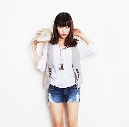 Diện jeans shorts thật xinh - Hình 6