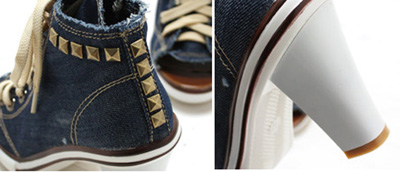 Độc đáo sandal denim - Hình 15