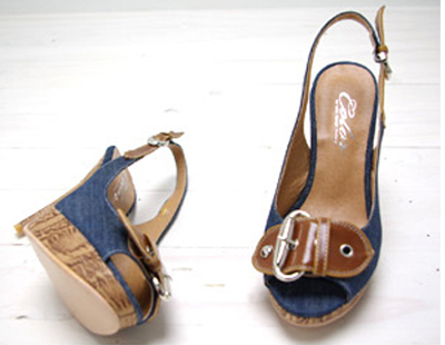 Độc đáo sandal denim - Hình 7