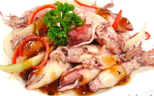 Mực sữa xốt me cay - Hình 1