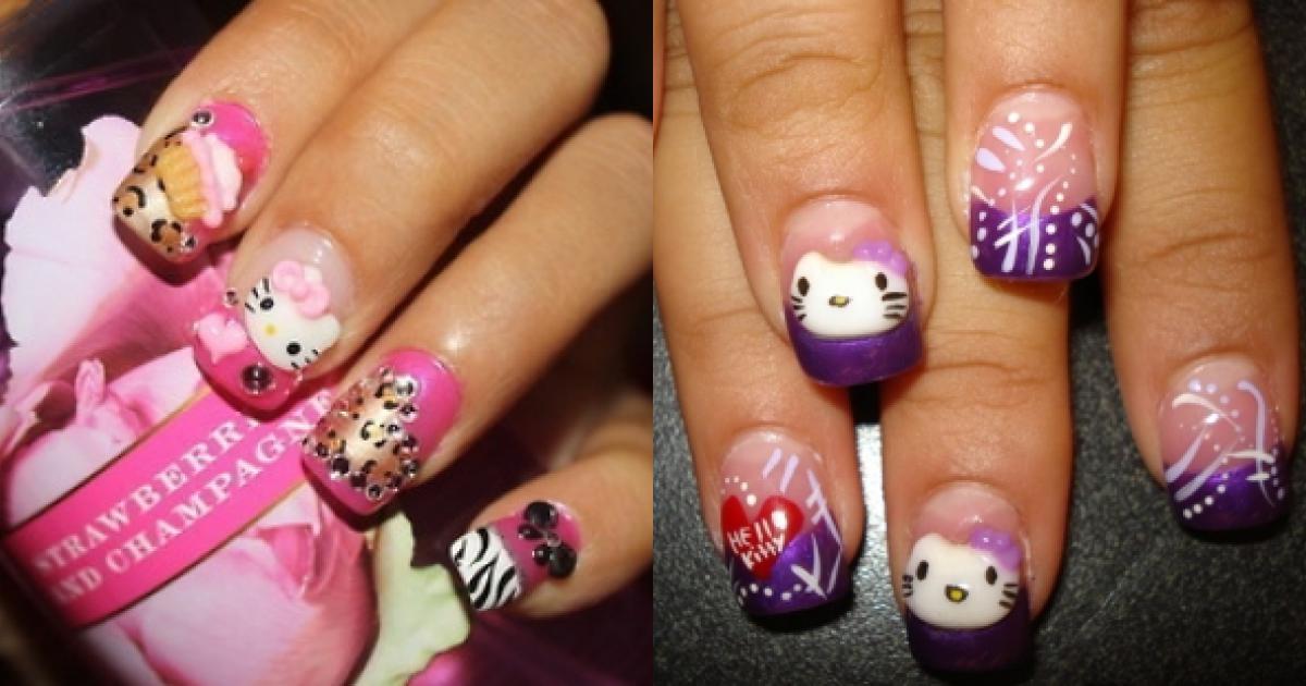 Làm mới Nail của bạn bằng họa tiết Hello Kitty ấn tượng - Làm đẹp - Việt  Giải Trí