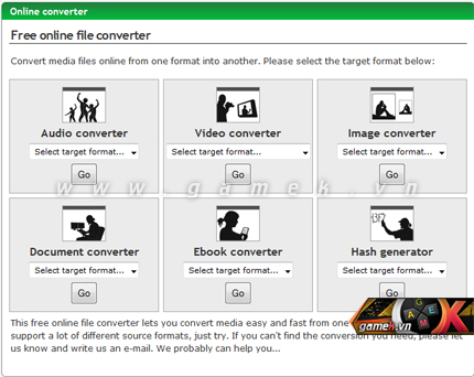 Chuyển đổi 6 dạng dữ liệu với Online Converter - Hình 2