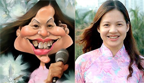 Những chân dung... phì cười về sao Việt - Hình 10