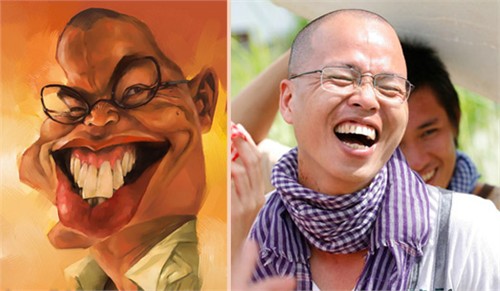 Những chân dung... phì cười về sao Việt - Hình 12
