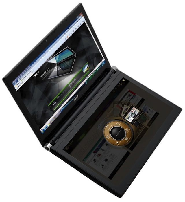 Acer Iconia Touchbook, laptop hai màn hình chính thức được bán ra - Hình 5