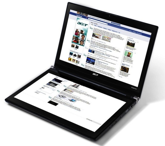 Acer Iconia Touchbook, laptop hai màn hình chính thức được bán ra - Hình 4