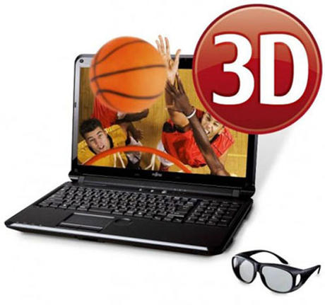 Fujitsu giới thiệu máy tính xách tay 3D LifeBook AH572 - Hình 1