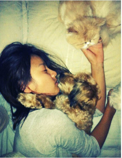 Xem mỹ nhân Hàn - Lee Hyori đi dọn chuồng mèo - Hình 8