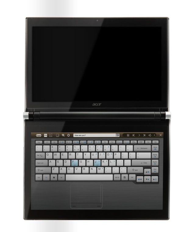 Acer Iconia Touchbook, laptop hai màn hình chính thức được bán ra - Hình 2