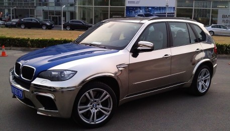 BMW X5 M mạ crôm ở Trung Quốc - Hình 1