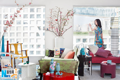 Châu Tấn khoe nét đẹp Á đông - Hình 3