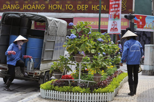 Hà Nội rực rỡ trước ngày bầu cử Quốc hội - Hình 7