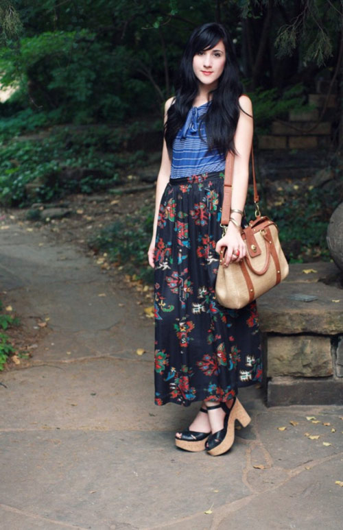 Mặc áo kẻ chất như blogger thời trang - Hình 3