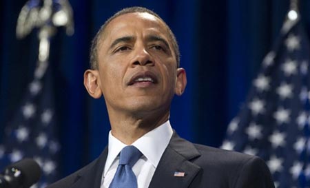 Obama: Gadhafi ra đi là điều không tránh khỏi - Hình 1