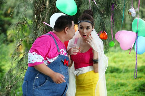 Bà mẹ nhí Phương Trinh hài hước cùng Minh Béo - Hình 6