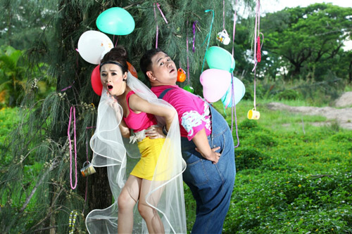 Bà mẹ nhí Phương Trinh hài hước cùng Minh Béo - Hình 5