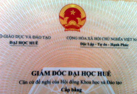 Đại học Huế sẽ cấp lại bằng Thạc sĩ bị sai chính tả - Hình 1