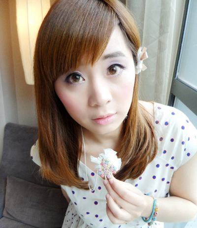 Makeup hiền xinh với gam màu tím - Hình 23