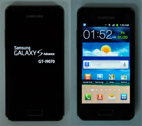 Ảnh và clip của Galaxy S Advance sắp ra mắt - Hình 1