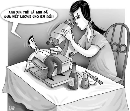 Biếm họa: Kiếp làm chồng - Hình 5