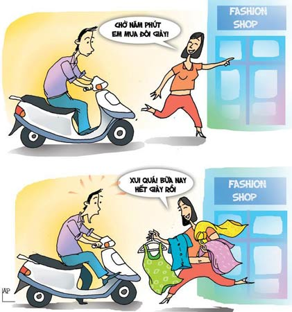 Biếm họa: Kiếp làm chồng - Hình 1