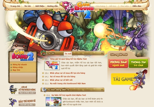 Gunbound tiếp tục trở lại với gamer Việt - Hình 1