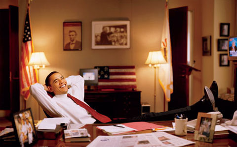 Chân dung ứng viên tổng thống Mỹ Barack Obama - Hình 1