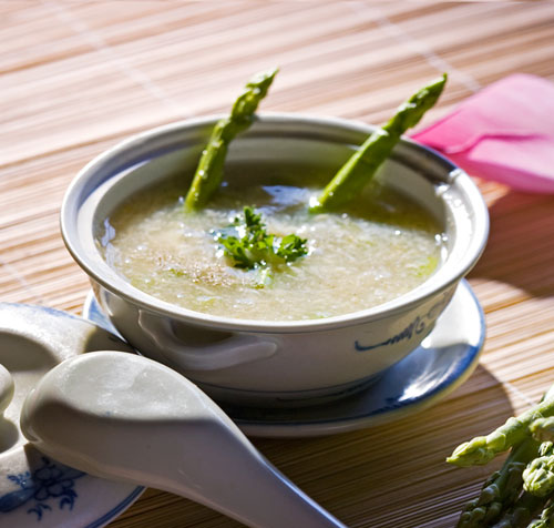 [Chế biến] - Súp hải sản măng tây - Hình 1