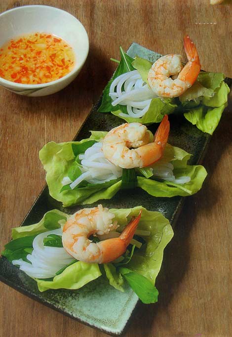 [Chế biến] - Bún tôm rau sống - Hình 1