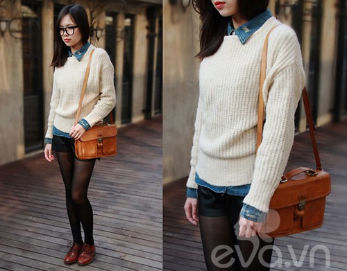 Eva Icon: NTK trẻ cuồng mê áo khoác cá tính - Hình 12