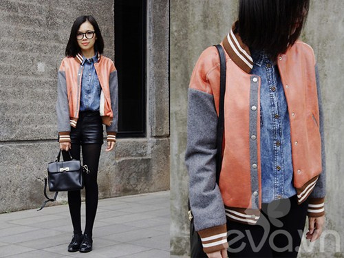 Eva Icon: NTK trẻ cuồng mê áo khoác cá tính - Hình 5