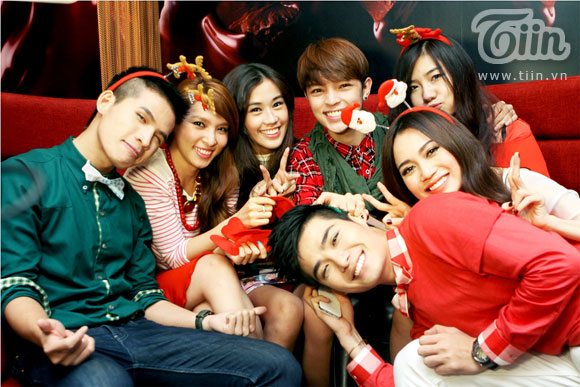 Quốc Thiên quay MV Giáng sinh cùng dàn hot teen - Hình 5