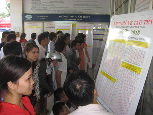 Vật vã trong vòng vây cò vé tàu Tết - Hình 2