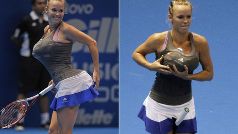 Wozniacki gặp vạ vì đóng giả Serena - Hình 1