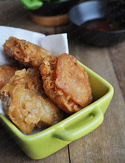 [Chế biến]- Óc heo chiên giòn - Hình 11