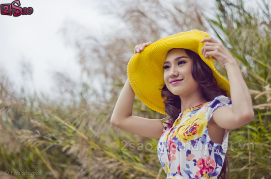 Cao Mỹ Kim lung linh trong nắng xuân - Hình 2