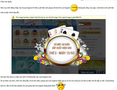 Khám phá bí ẩn tháng 3 cùng Ongame và Thần Giới Game thủ Ongame xôn xao với popup bí ẩn - Hình 2