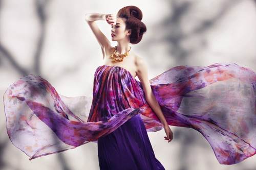 Khánh My ấn tượng trong trang phục lạ - Hình 3