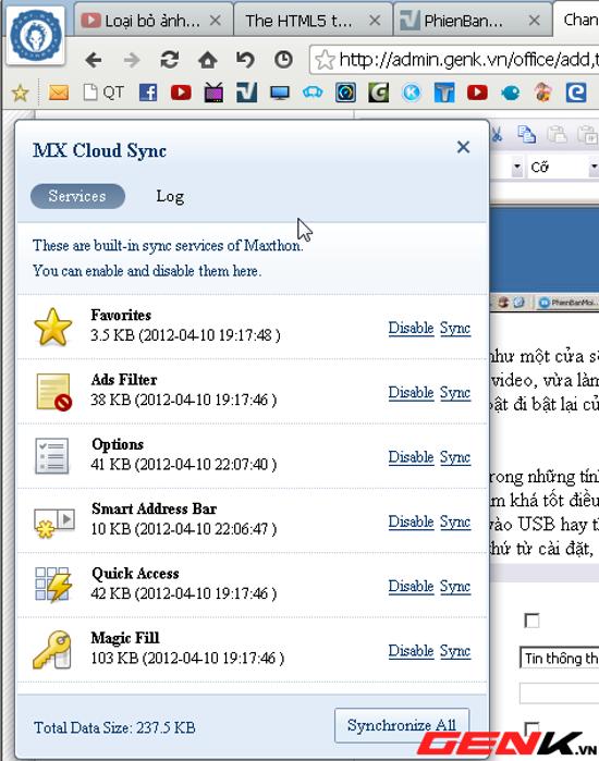 Trình duyệt MAXTHON - Lính mới đang lên - Hình 4