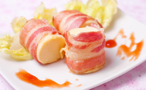 [Chế biến]-Thịt xông khói cuộn đậu hũ trứng - Hình 1