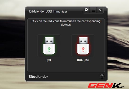 Ngăn ngừa việc lây lan virus từ USB sang máy tính với BitDefender USB Immunizer - Hình 2