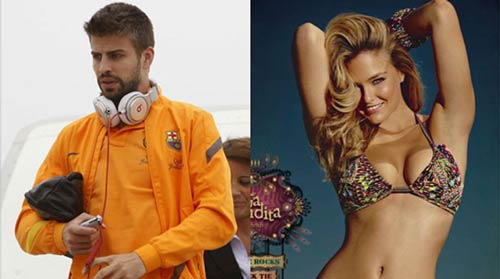 Siêu mẫu bikini giải oan cho Pique - Hình 1