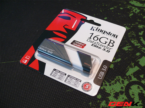 [Đánh giá chi tiết] Kingston DataTraveler Elite 16GB - USB 3.0 giá bình dân - Hình 1