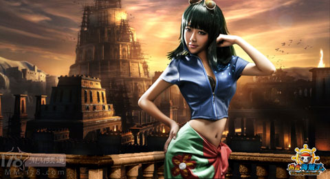Hạ Tiểu Vi nóng bỏng trong cosplay Vua Hải Tặc - Hình 15