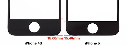 So sánh màn hình giữa iPhone 5 và iPhone 4S - Hình 6